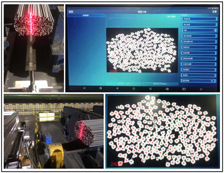 ViEye线激光立体相机应用示例（二）：钢筋计数